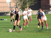 Newton North girls soccer overcomes first-half deficit, beats Walpole at home