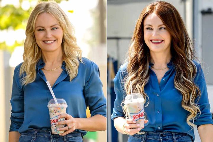 Malin Akerman Wigs Around in 'Hunting Wives' Halloween Spoof for Sonic