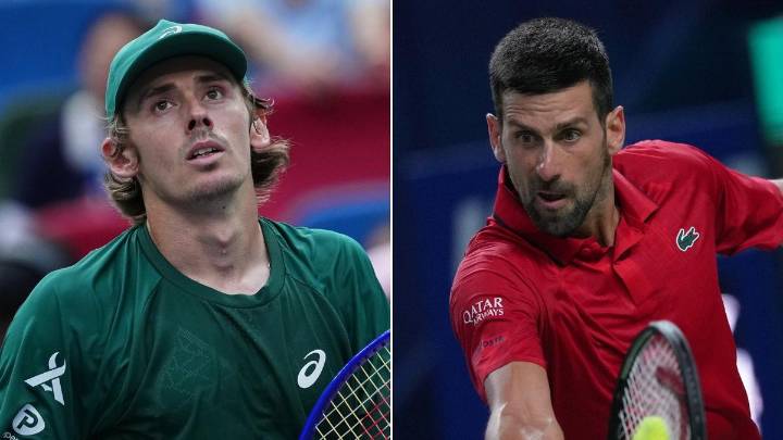 Alex de Minaur stares down Novak Djokovic in Shanghai Masters hunt for career