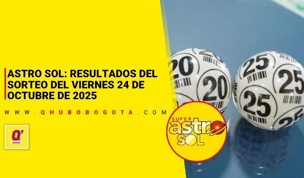 Astro Sol: resultados del sorteo del viernes 24 de octubre