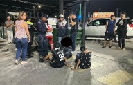 Accidente en Alsuper deja cuatro menores heridos