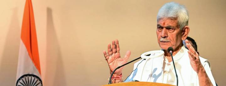 Uphold Gandhian principles, promote Swadeshi: LG Sinha to youth