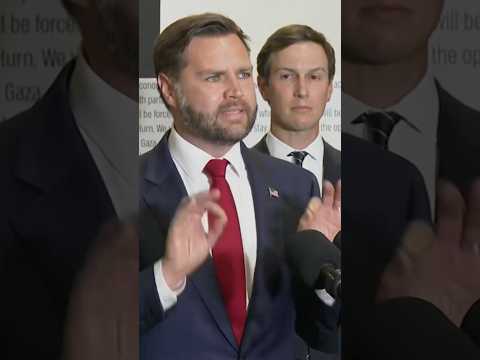 JD Vance Hails Gaza Peace Progress Despite Violence