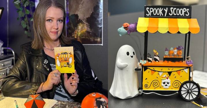 New Berlin artist fights major retailer over 'Spooky Scoops' Halloween design