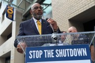 Frustrated federal workers’ unions call for end to government shutdown