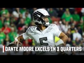 Dante Moore TORCHES Rutgers with 4 TDs in Oregon’s Blowout Win 🔥