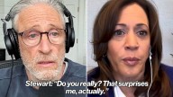 Jon Stewart Stunned as Kamala Harris Defends Biden’s Fitness for Another Term