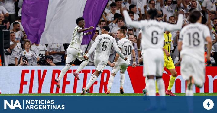 Con Mastantuono de titular, el Real Madrid le ganó al Villarreal y vuelve a ser líder de LaLiga de España