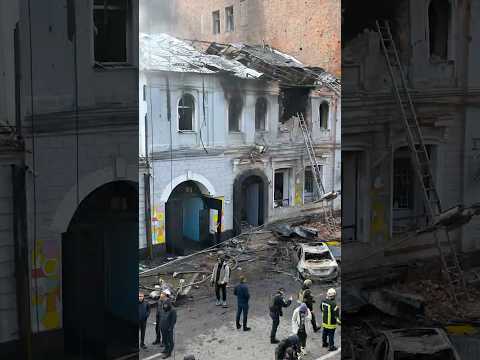 Russia Strikes Kindergarten in Ukraine's Kharkiv