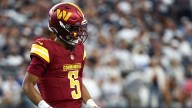 Jayden Daniels suffers hamstring injury during Commanders