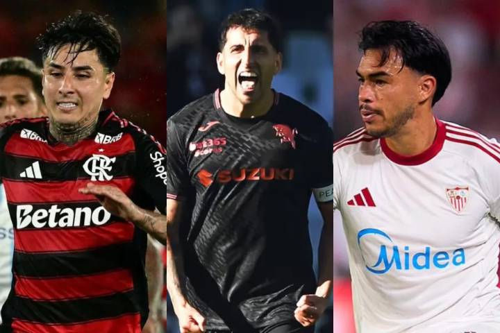 ¿Cuándo juegan?: Horarios y dónde ver los partidos de chilenos en el extranjero para la semana del 27 de octubre