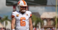 Bucs' Baker Mayfield on if he and Sam Darnold reminisce about 'good old' Panthers days