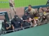 Padres confront umps in wild scene after controversial call