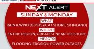 Nor'easter to bring coastal flooding, strong winds to Philadelphia area, Jersey Shore. Here's the forecast.