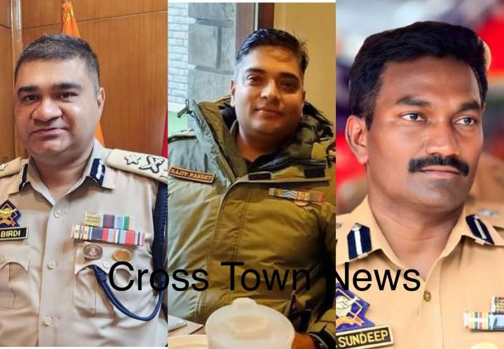 19 Officers/Officials of J&K Police including IG VK Birdi , DIG Rajiv Pande, SSP GV Sundeep receive Award from MHA