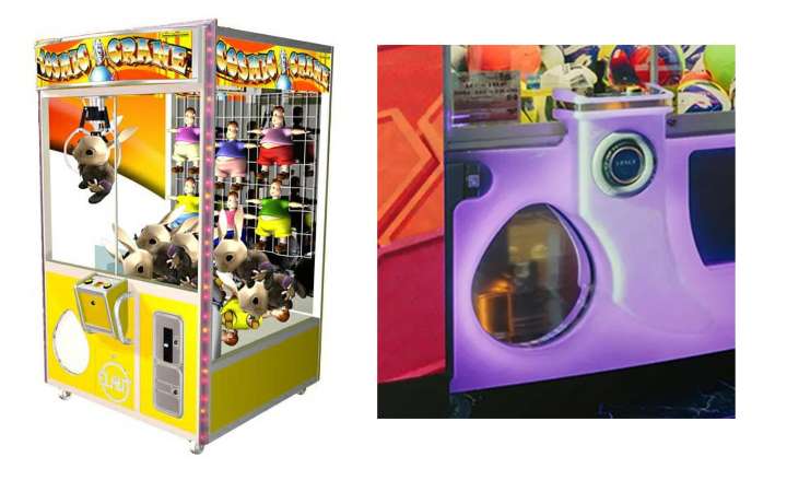 Child rescued from claw machine in arcade