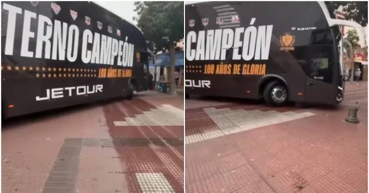 Le llueve sobre mojado: bus que trasladaba al plantel de Colo Colo recibe multa en el ingreso a La Serena