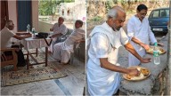 Rajinikanth enjoys spiritual break in Rishikesh, relishes meal roadside