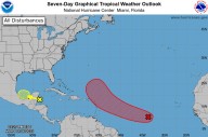 National Hurricane Center tracking storm system with high chance tropical formation