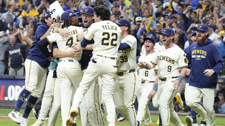 NLDS win sends fans into frenzy as Brewers set up date with Dodgers