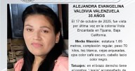 Se busca a Alejandra Evangelina Valdivia Valenzuela de 35 años de edad.