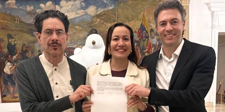 Quintero, Cepeda y Corcho formalizaron acuerdo en la Casa de Nariño para hacer la consulta del Pacto Histórico, pese a fallo judicial que la prohíbe
