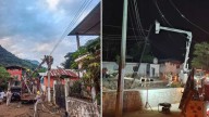 CFE restablece la electricidad al 100% a usuarios afectados por lluvias