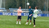 Asi fue el primer entrenamiento de Luis Carrión tras su regreso al Real Oviedo