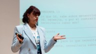 Raquel Villacampa, candidata a un premio Sirviendo Código por una charla sobre alfabetización estadística