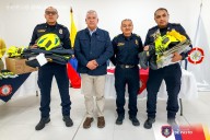 Entregan dotación de alta tecnología a los Bomberos Voluntarios de Pasto