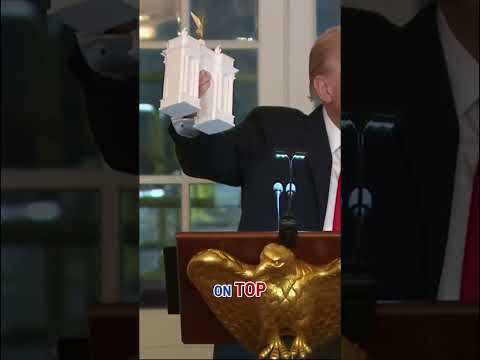 Trump unveils models for new DC monument #shorts #foxnews #trump #america250 #us #politics #news