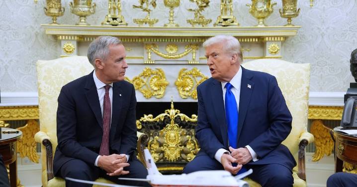 Carney meeting with Trump at the White House