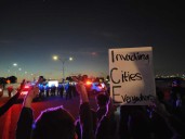 Coast Guard personnel open fire at U-Haul truck at scene of immigration protests