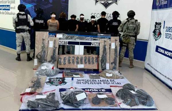 Detienen a 6 en NCG; traían armas y vehículo robado
