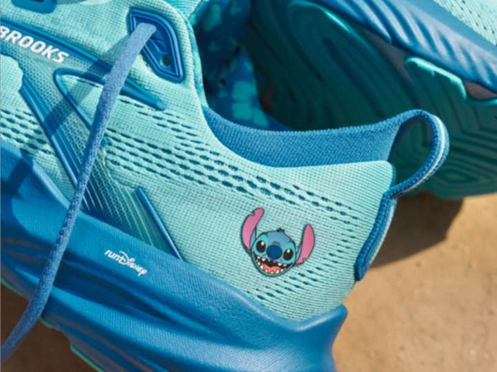 Brooks dropped a new RunDisney running shoe, and it's Stitch blue
