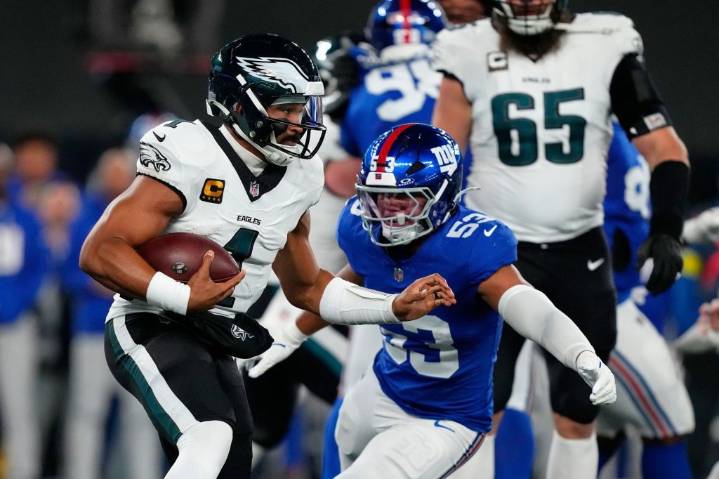 Eagles lose to Giants for second consecutive loss