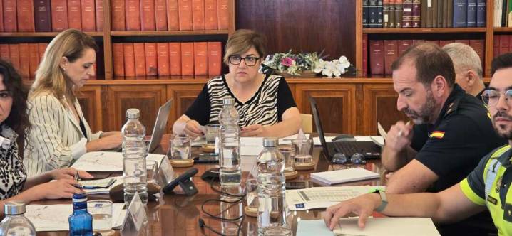 Reunió de seguretat per a garantir la seguretat a les carreteres de l'estat davant les nevades