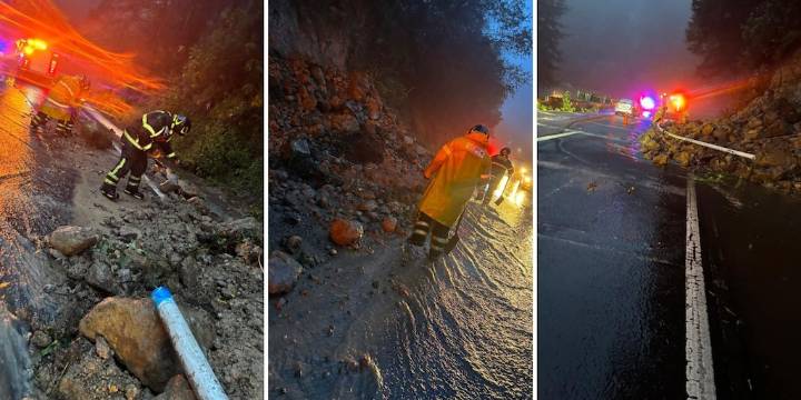 Deslave bloquea la autopista Toluca–México rumbo a la CDMX y causa caos vial l Video