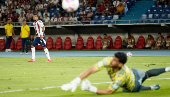 La dramática victoria juniorista ante el Deportivo Pereira en el Metropolitano