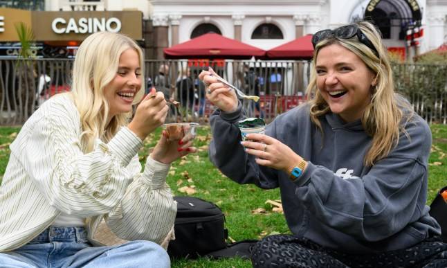 ‘It is such a Gen Z thing’ People meet up to eat puddings with a fork for TikTok trend