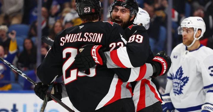 Samuelsson scores twice as Sabres beat Maple Leafs 5