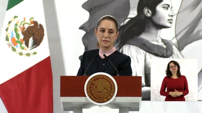 “México no es piñata de nadie”, dice Sheinbaum tras decisión de EE.UU. de cancelar vuelos desde el AIFA