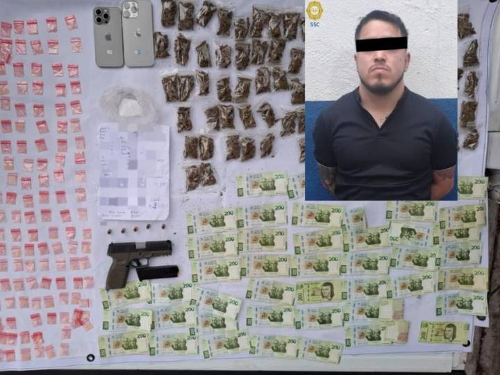 Detienen a líder de grupo criminal que operaba en Venustiano Carranza