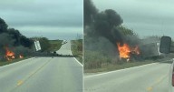 Fiery fatal crash closes highway in Sumner County