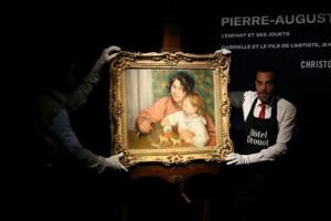 Paris auctioneers unveil Renoir child portrait of filmmaker son