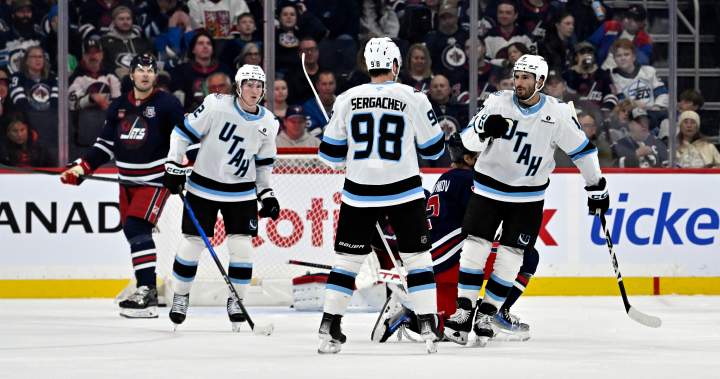 Utah wins seventh straight, downing Winnipeg Jets 3