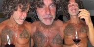 El video de Mariano Martínez bailando sin remera y tomando vino por el que fue criticado: “Fue una copa”