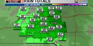 A look at rain totals and wind speeds since Tuesday morning
