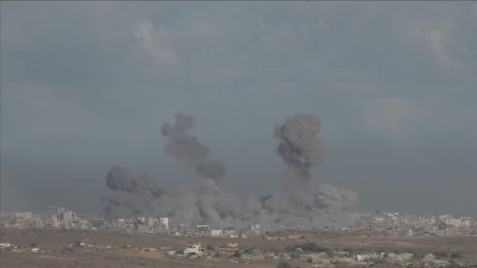 Talks over ceasefire plan continue as Israel shells Gaza on anniversary of Oct. 7 attack
