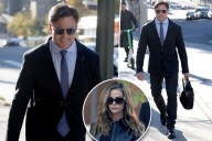 Denise Richards' ex Aaron Phypers all smiles after bailing out of jail
